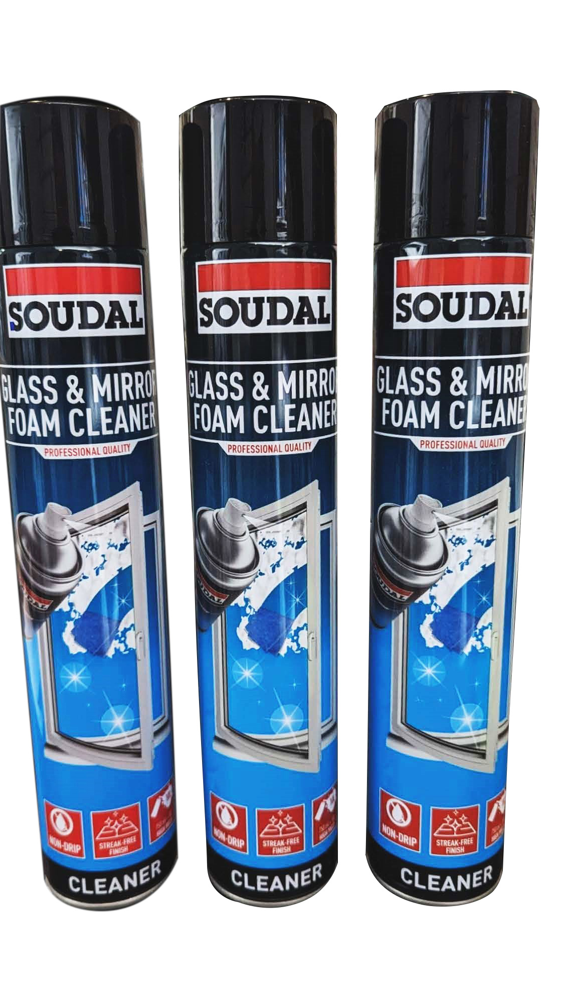 Soudal - Glass & Mirror Cleaner white